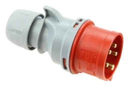 PC ELECTRIC CEE Phase Inverter Plug 16A 5p 6h IP44, Screwless Terminal - 7015-6TT