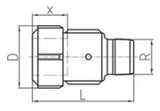 FISCHER GEORG FITTINGS Primofit Transition Fitting with Male Thread, 1" for Steel Pipes, black – 775207053