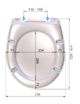 MKW MKW Compact Med with Lid Antibacterial White Stainless Steel Vario Plug-in Hinge – B518-0301