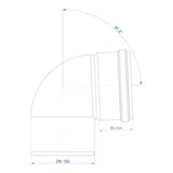 POLOPLAST PO Bend POLO-KAL NG DN 160/87Degree - 02164