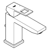 GROHE Grohe Eurocube single-lever basin mixer, medium height, chrome – 23 445 000