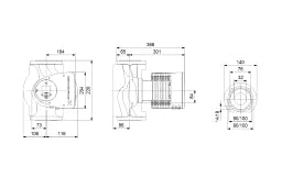 GRUNDFOS Grundfos Flanschpumpe MAGNA3 40-120 F 250 1x230V PN6/10 Nr.92924270  – 97924270