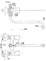 SCHMIEDL GS WT Bathtub Filler and Shower Mixer Atmos Clear – GS1441