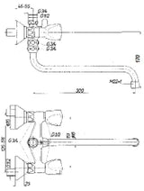 SCHMIEDL GS WT Bathtub Filler and Shower Mixer Atmos Clear – GS1441
