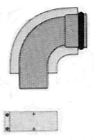 VAILLANT Vaillant concentric bend Dm 96/63 mm 90 degree No.303808 – 303808