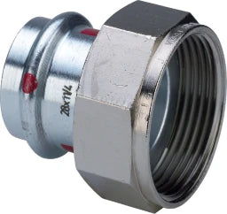 VIEGA Viega Verschraubung mit SC Prestabo 1163 in 35mm x G11/2 Stahl verzinkt   – 559 212
