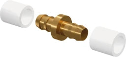 UPONOR Uponor Minitec PE-Xa Coupling 9.9-9.9 with two PEX rings – 1005264