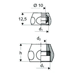 SCHELL SCHELL Cone compression fitting 3/8"x10mm – 26 500 06 99