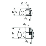 SCHELL SCHELL Cone compression fitting 3/8"x10mm – 26 500 06 99