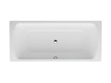 LAUFEN Laufen Pro Steel Bathtub, center drain, 180x80x45cm, without anti-slip, white – H2279500000401