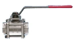 VALPRES Ind. Ball Valve with DG 1.4 408 BR71 1" PN40 3-piece TA-Luft Atex Steam + 160C Internal Gear – 71024006