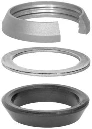 FISCHER GEORG FITTINGS Primofit Dichtsatz Fig.958842 Blei schwarz   – 775958842