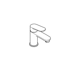 KLUDI Kludi X1 Basin Mixer 75 with pop-up waste chrome – 322660575