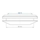 POLOPLAST PO Inlet Pipe Seal POLO-ECO plus Premium DN 75 – 04464
