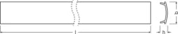 LEDVANCE Covers for LED Strip Profiles -PC/R01/D/ 2  – 4058075401891