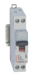 LEGRAND LS-Schalter 6kA B 16A/1pol+N  1TE Schmalbauweise   – 407475
