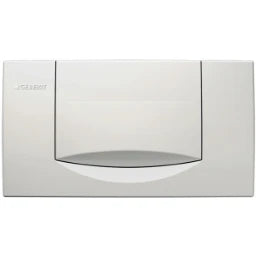 GEBERIT GE Betaetigungsplatte Jazzline, S/S Kunststoff, weiss   – 115.222.11.1