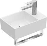 VILLEROY&BOCH V&B Washbasin Memento 2.0 40x26cm Rectangular 1 Tap Hole without Overflow White Alpin – 43234001