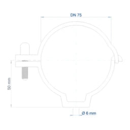 POLOPLAST PO Schraubschelle POLO-KAL DN 75   – 01932