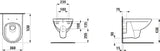 LAUFEN Laufen PRO Wall-mounted Washdown Toilet 82096.0 Rimless 360x530 LCC White – H8209604000001