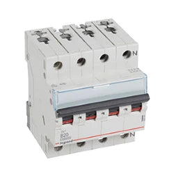 LEGRAND LS-Schalter 10kA B 20A/3pol+N  4TE   – 404141