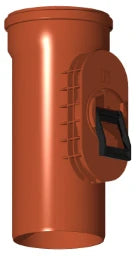 POLOPLAST PVC pipe single-hand cleaning piece DN150 Authority version according to Austrian standard B2501/2503 - 04490