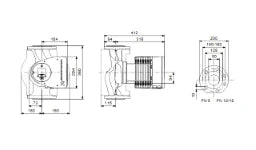 GRUNDFOS Grundfos Flanschpumpe MAGNA3 80-120 F 360 1x230V PN10 Nr.97924320  – 97924320