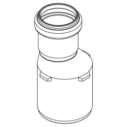 REHAU RAUPIANO PLUS Transition Pipe DN 50/32 – 11326131001