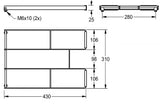 KWC AUSTRIA KWC Sirius Cover plate for BS313N/BS314N/LTJ450/CA210 CNS – 2000102678