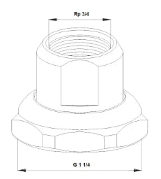 GRUNDFOS Gasket Set for Grundfos Domestic Hot Water Pump 3/4" 529982 – 529982