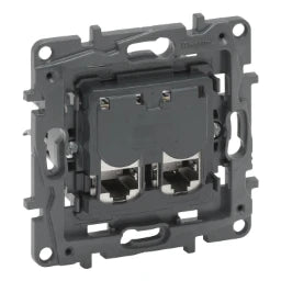 LEGRAND Niloe Step Einsatz Datendose 2Xrj45 Kat6 Stp   – 864049