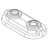 REHAU REHAU Double Rosette 16/20 mm for RAUTITAN stabil – 12407771001
