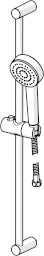 HANSA Hansa Wandst.garnitur HANSABASIC 1-strahlig DN15 chrom  – 5578 0113