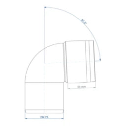 POLOPLAST PO Bend POLO-KAL XS DN 75/87 Degree – 102134