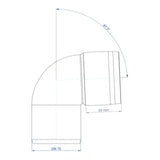 POLOPLAST PO Bend POLO-KAL XS DN 75/87 Degree – 102134