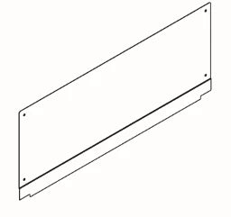 KWC AUSTRIA KWC Rückwand ZSIRX0042 750x310x2mm f. CA210/2N, CA210/7N chrom  – 2030049575