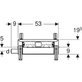 GEBERIT GE Kombifix Shower Element Outlet d50 457534 – 457.534.00.1
