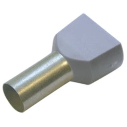 HAUPA Twin-Aderendhülse 4,0/12 grau   – 270796