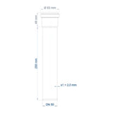 POLOPLAST PO Socket Pipe POLO-KAL NG DN 50/250 – 02021