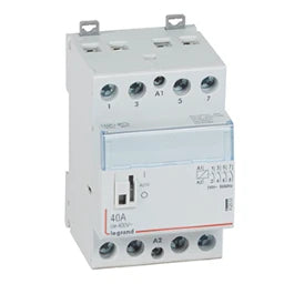 LEGRAND Installation Contactor 230V 40A, 4 NO with Manual Override – 412553