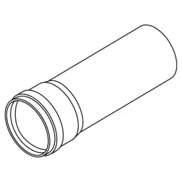 REHAU RAUPIANO PLUS Abflussrohr DN 32, Baulänge 2000 mm   – 11326211001
