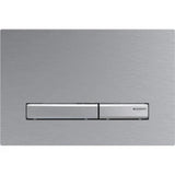 GEBERIT GE Sigma50 Dual-Flush Plate brushed chrome, square – 115.788.GH.2