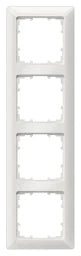 SIEMENS Frame 4-gang DELTA line, titanium white – 5TG25540