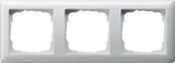 GIRA Frame 3-gang Standard 55 pure white glossy – 021303