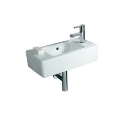 DURAVIT Duravit Vero Washbasin 500mm with overflow, with tap hole. Tap hole right, white – 0703500008