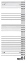 ZEHNDER ZE Design Radiator Forma Asym, left LFAL-120-060 1161x60x596, RAL9016 – ZF600260B100000