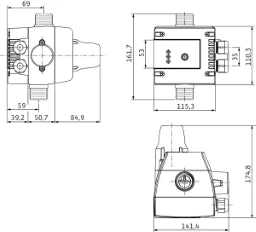 WILO Wilo Fluidcontrol Electronic Flow and Pressure Controller HiControl 1 – 4190896