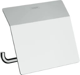 HANSGROHE HG AddStoris Toilet paper holder with cover, chrome – 41753000