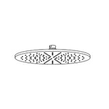 KLUDI Kludi Shower Head Round 300 mm – 6433005-00
