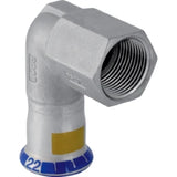 GEBERIT GE Mapress Stainless Steel Gas Transition Elbow 90 Deg. d28mm x Rp1 – 34147
